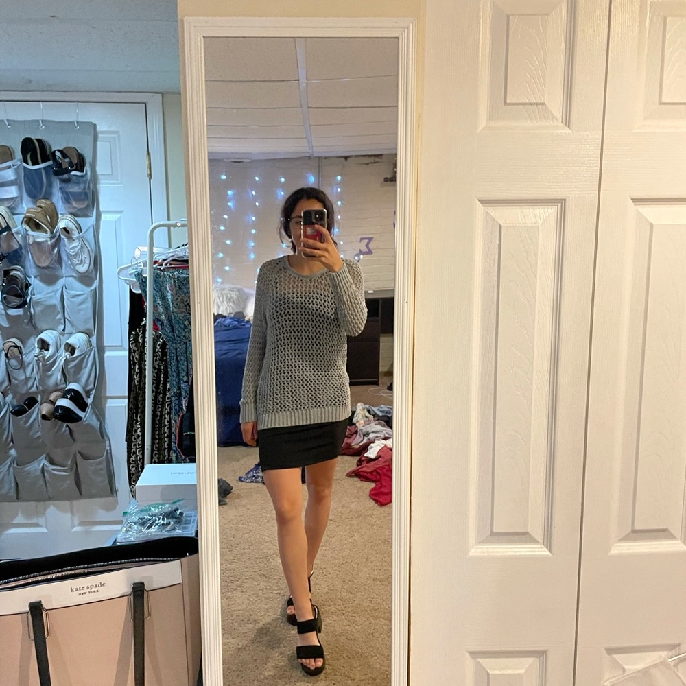Caged sweater
